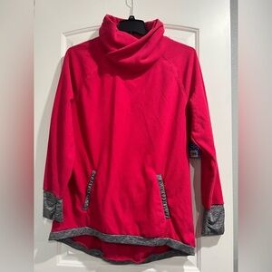 Women’s Old Navy‎ pink grey gray pullover sweatshirt XL new NWT active